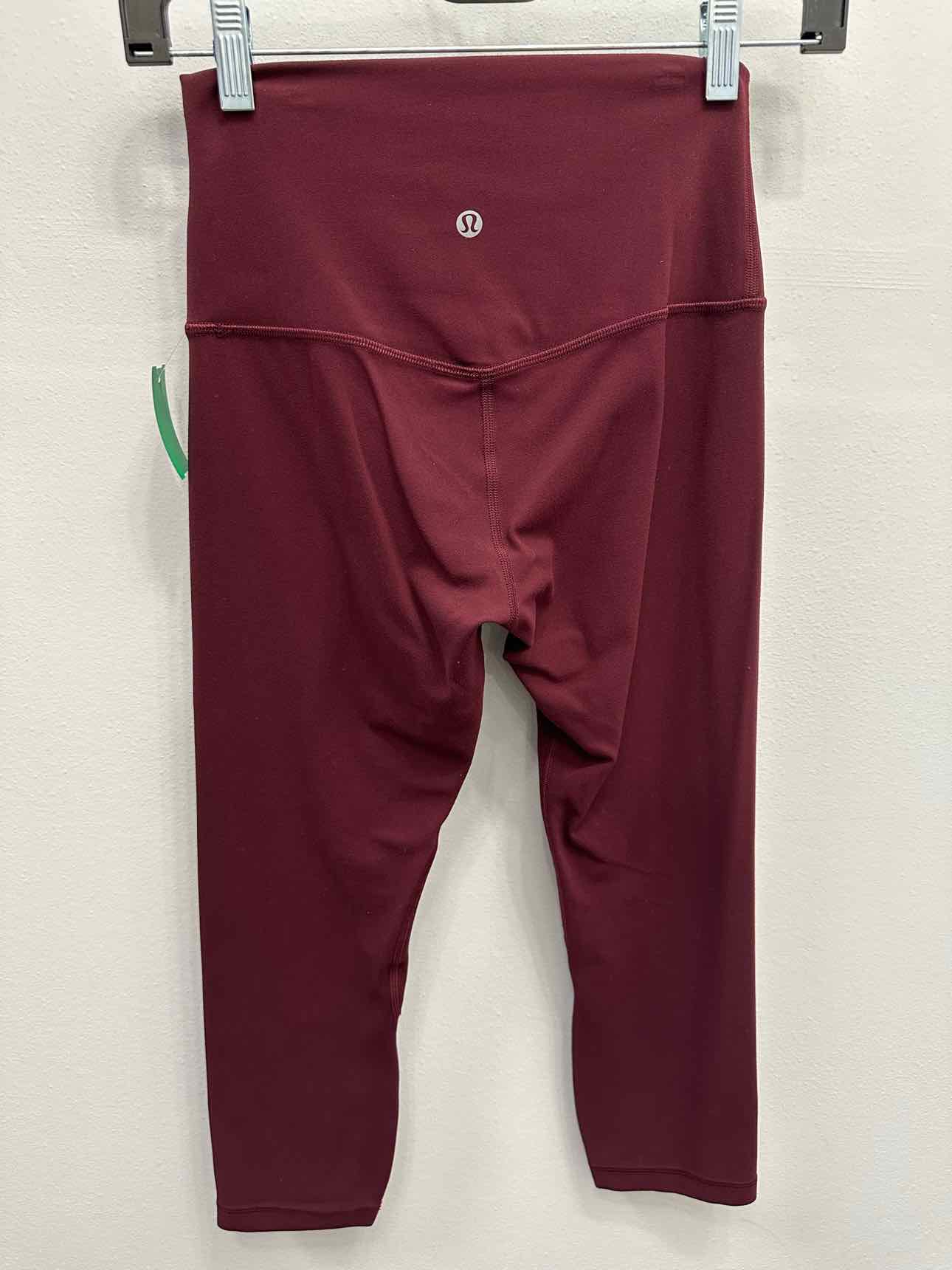 Lululemon Align High Waist Size 4 Cranberry Capri Leggings