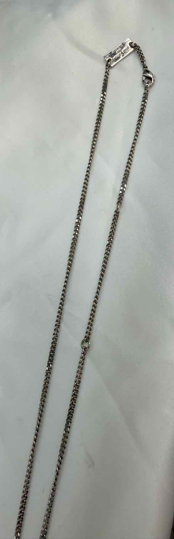 Louis Vuitton Unisex Triple V Sterling Silver Necklace