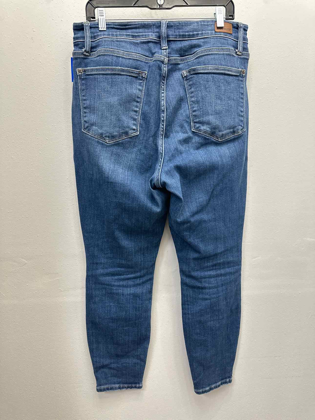 Judy Blue Jeans Size 16W Medium Wash Button Fly Skinny