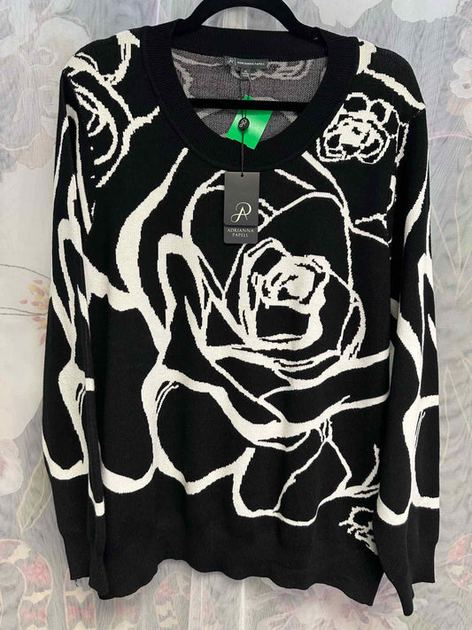 Adrianna Papell Size 3X Black/white Top