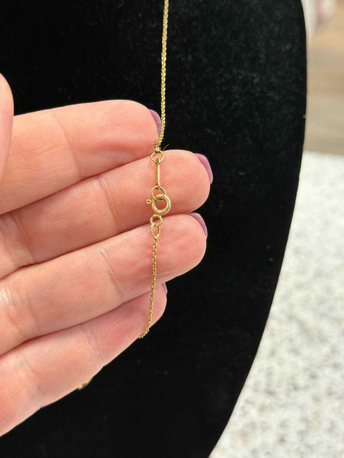 Tiffany & Co. 16" Elsa Perett 11mm Open Heart Pendant 18k Yellow Gold Necklace