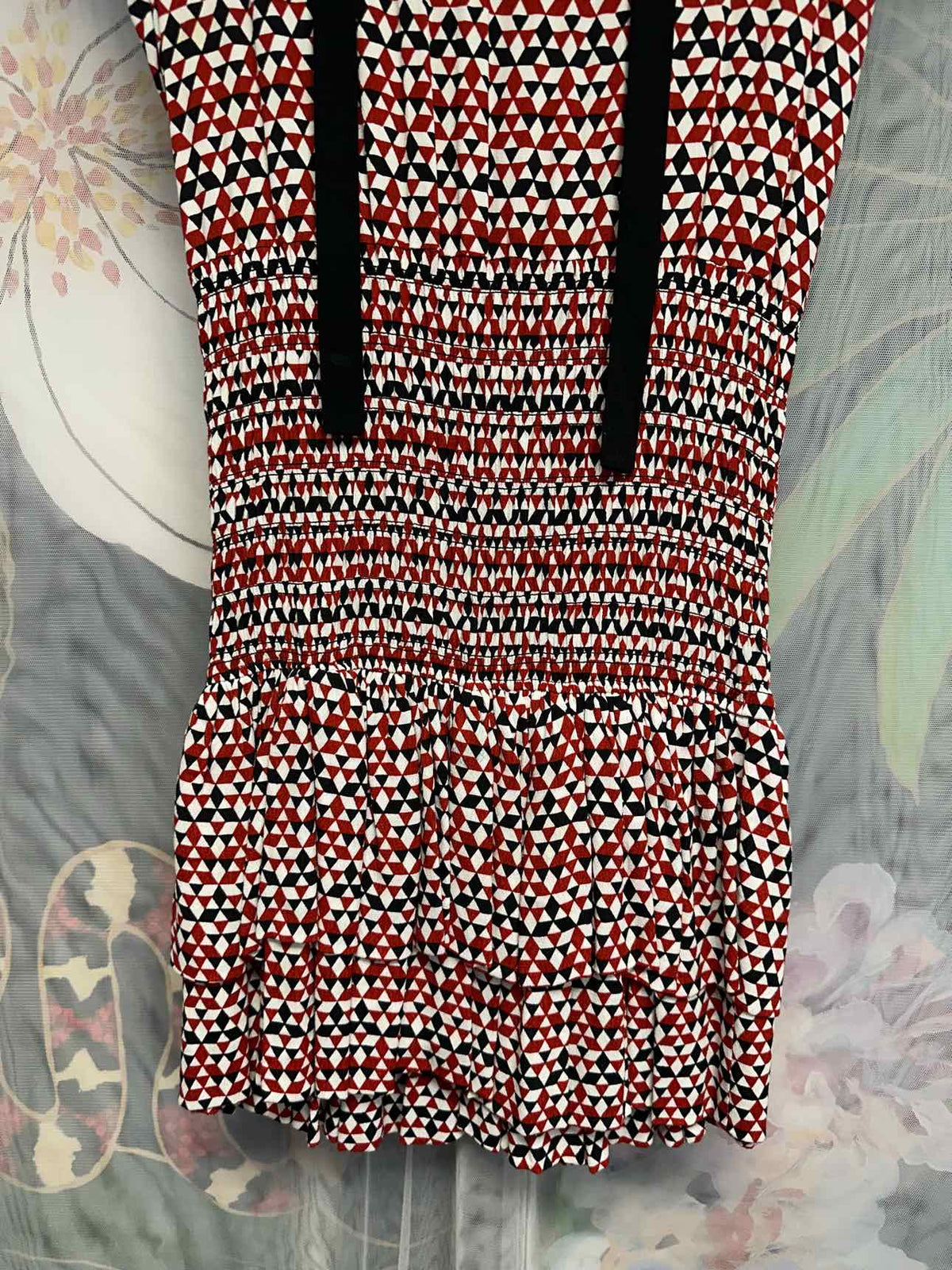 maje Size 1 Red/White Dress