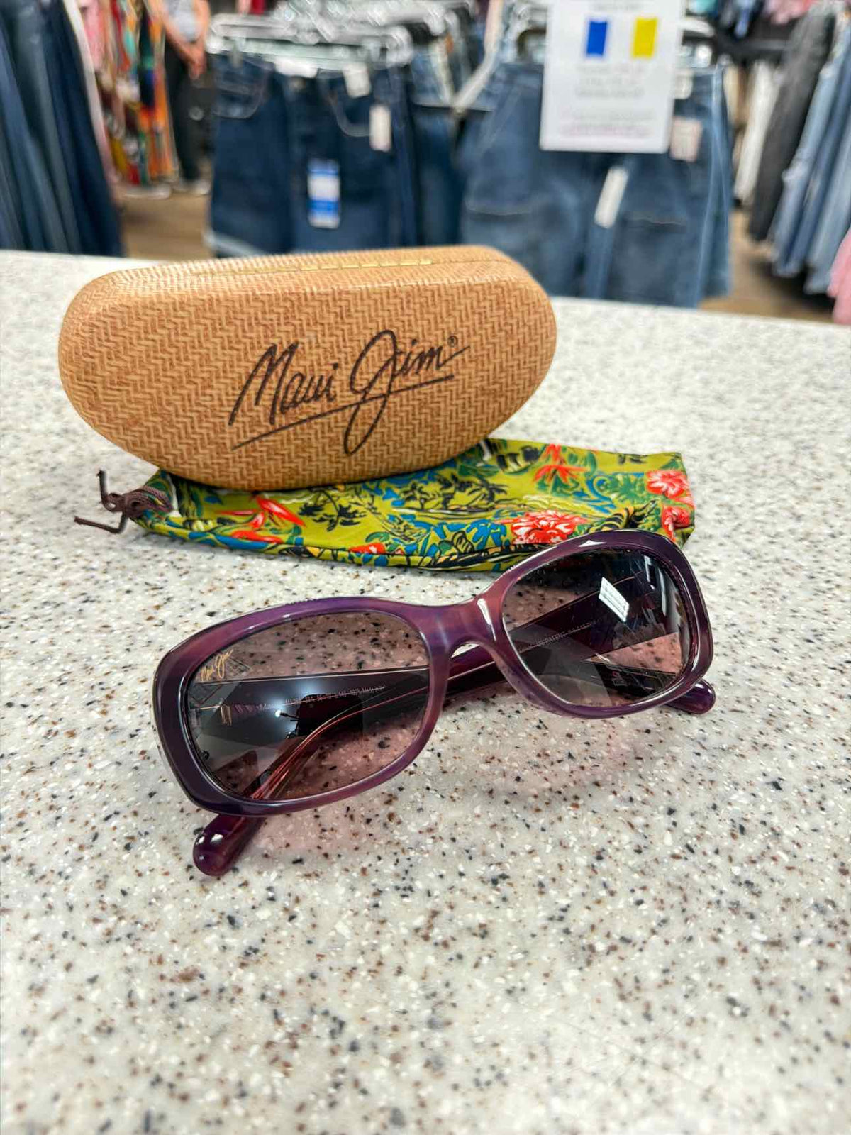 Maui Jim Woman's Purple Lilikoi MJ258 28A L140 Sunglasses with Case