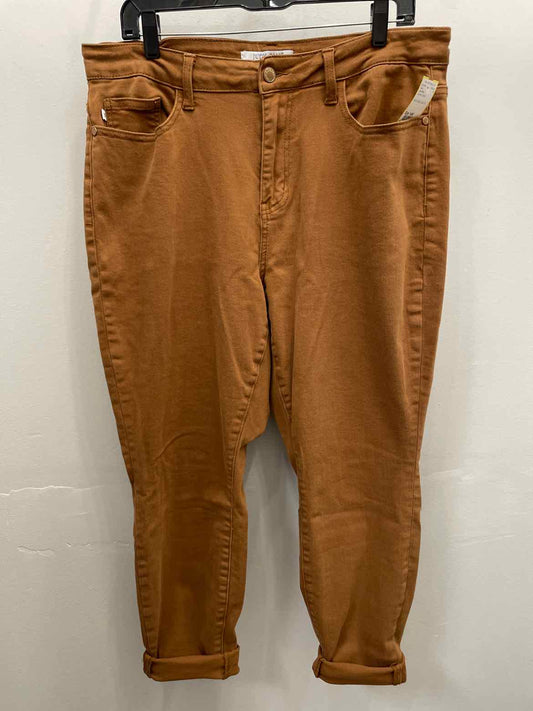 Judy Blue Size 16W High Waist Slim Fit Caramel Denim Jeans