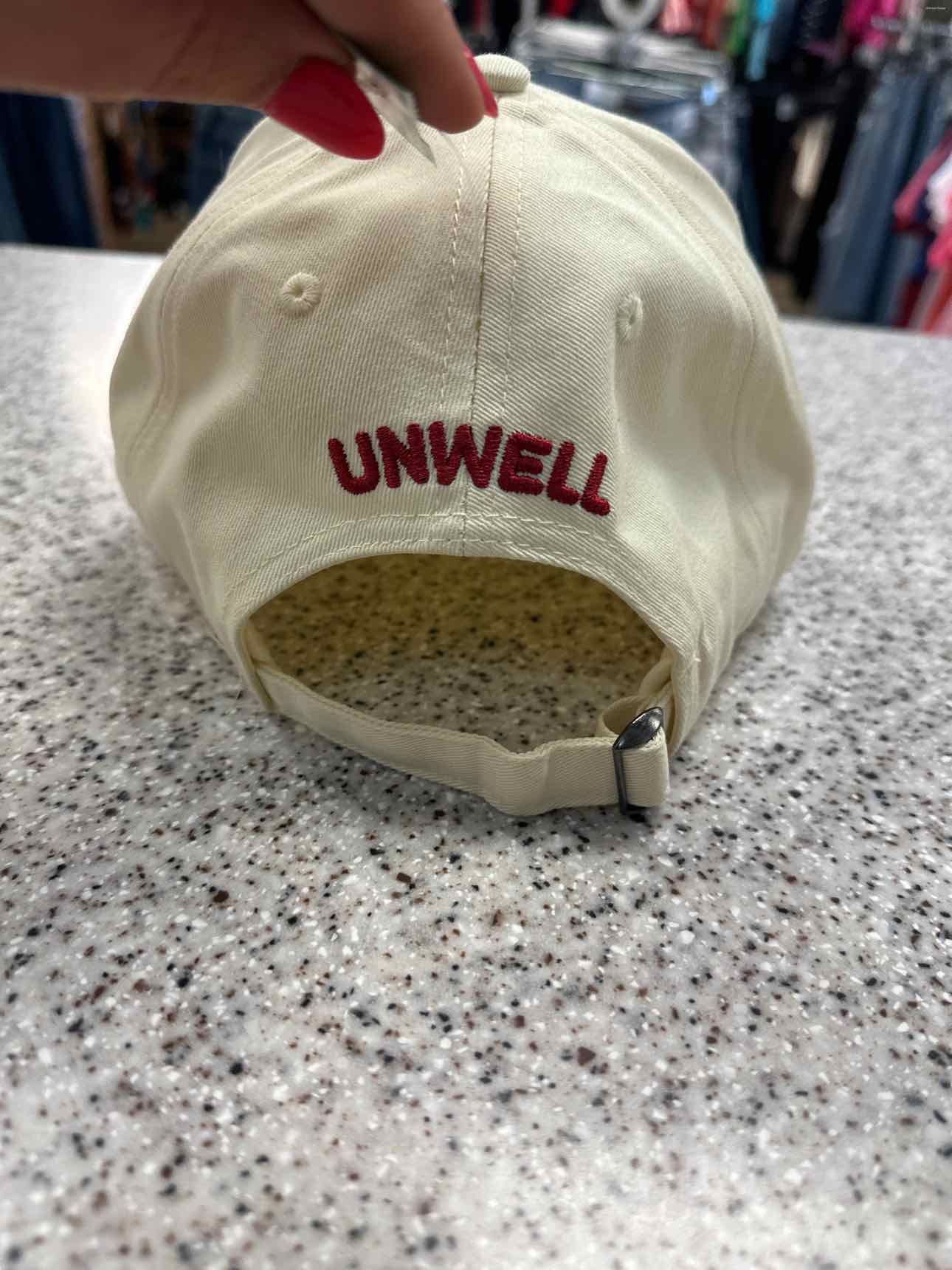 'Unwell until further notice' One Size Tan Baseball Cap Hat NWT