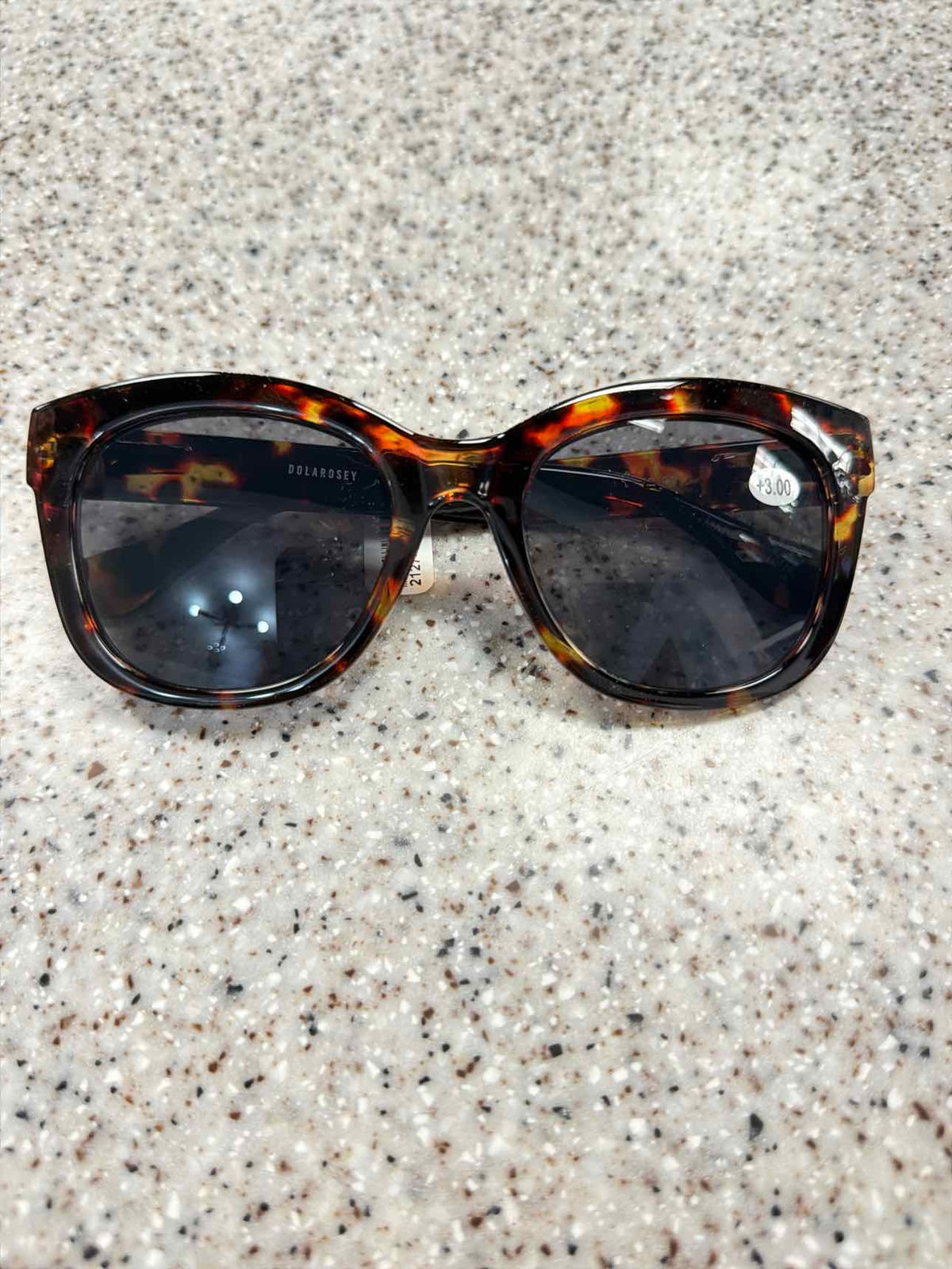 Tortoise Shell or Solid Cheater Reader Sunglasses