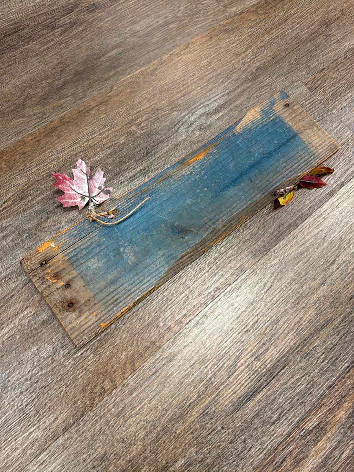 Autumn Gatherings Painted Wood Wall Plaque Household