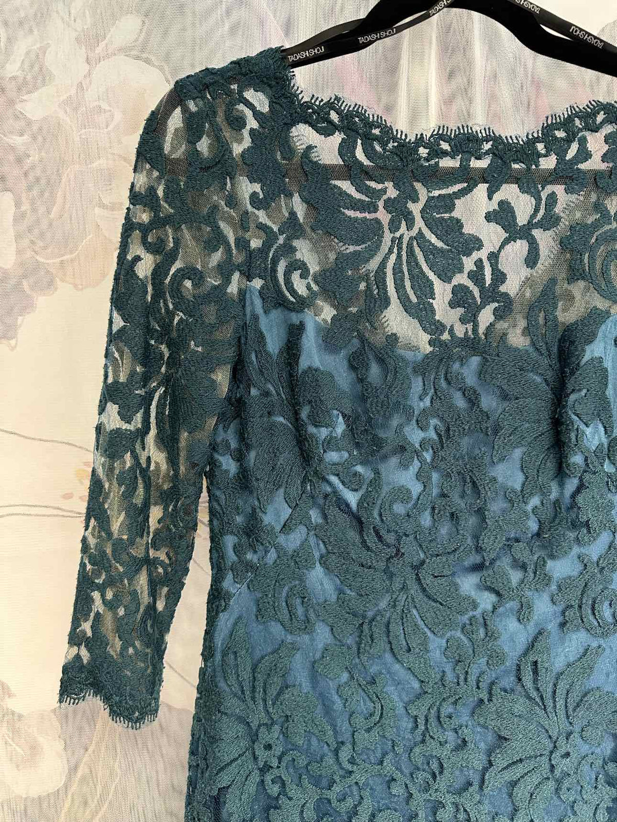 Tadashi Size 6 Teal Dress