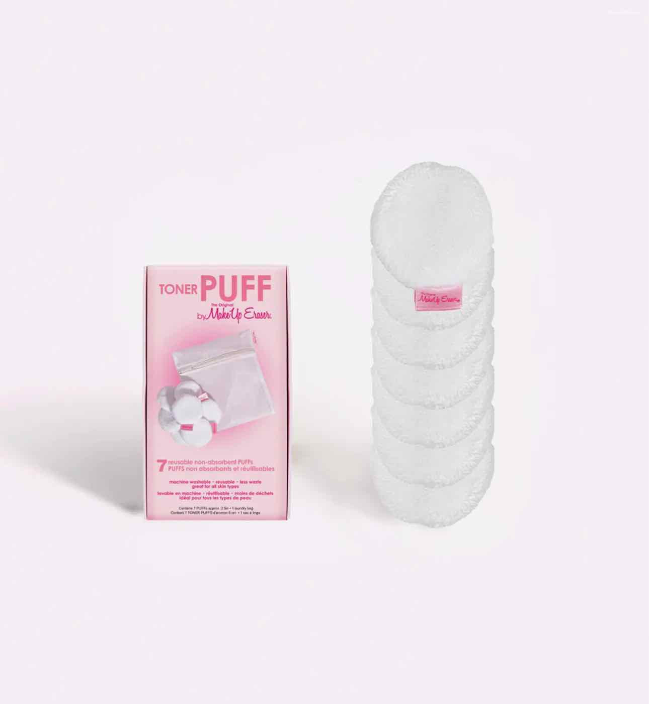 The Original Make Up Eraser Reusable Toner Puffs 7 Day Set