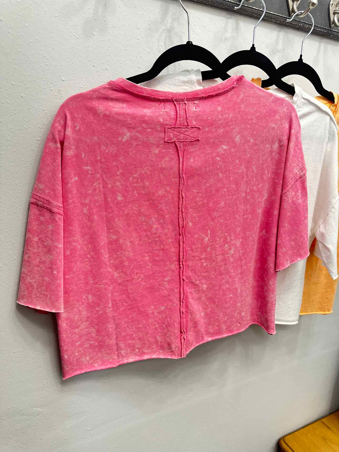 Regan Boyfriend Raw Hem Boxy Tee Tshirt