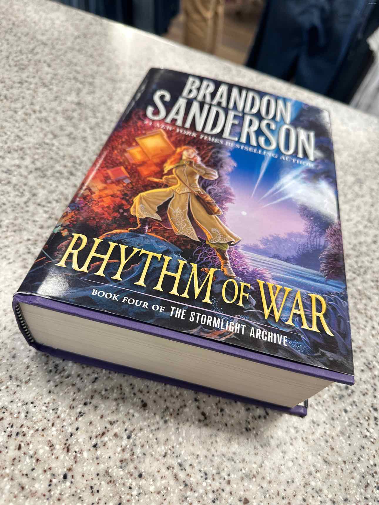 Rhythm of War Book, #4 of Stormlight Archive Series by Brandon Sanderson