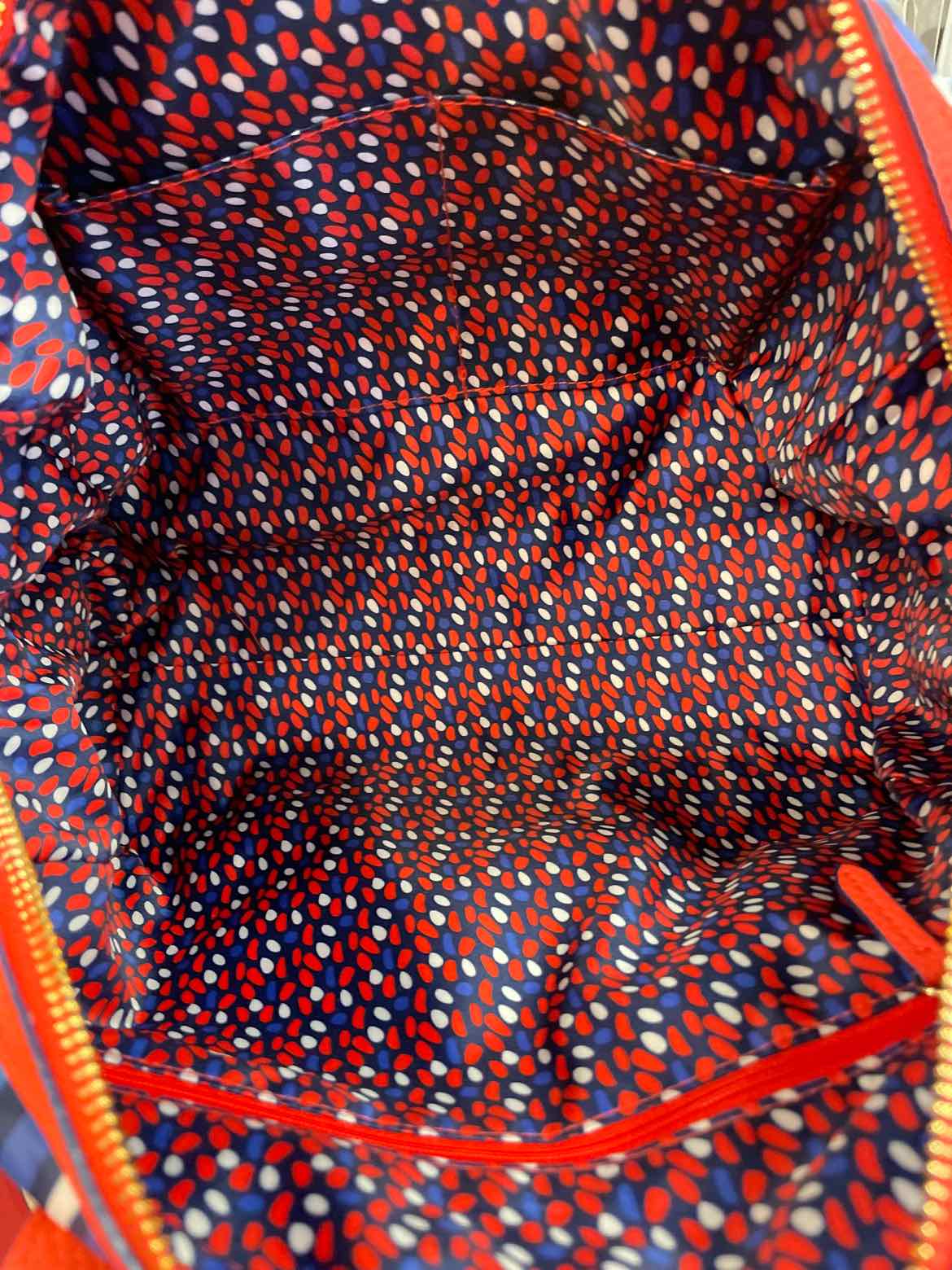Vera Bradley Preppy Poly Marlo Satchel in Cobalt Stripe Handbags