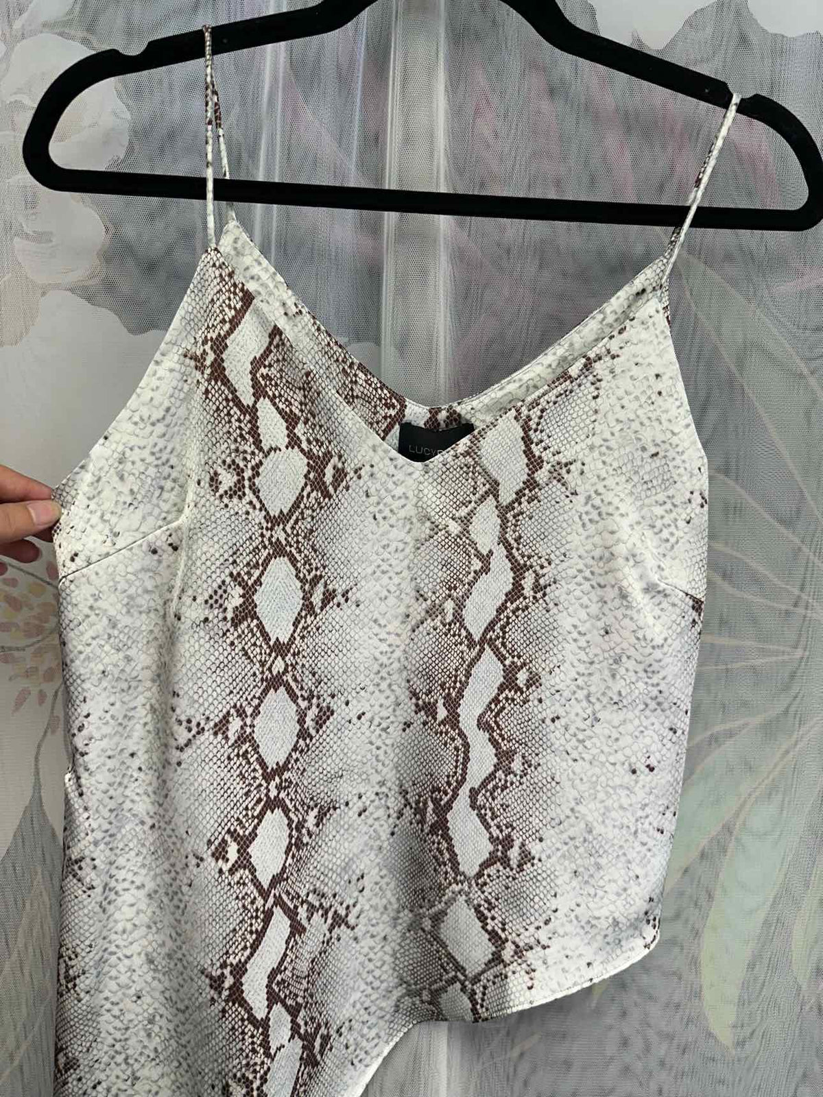 Lucy Paris Size Small Grey Top