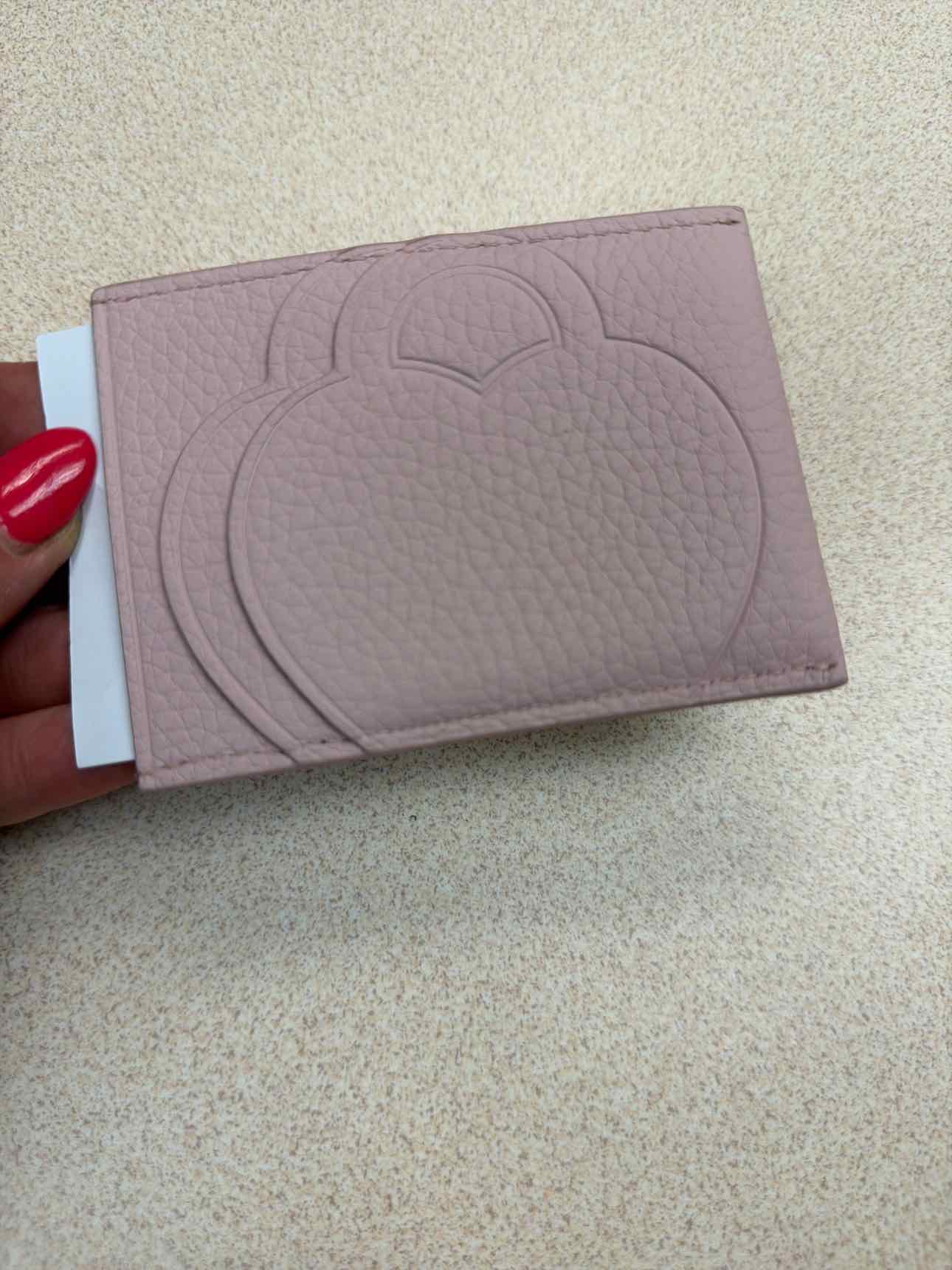 Return to Tiffany & Co. New York Embossed Heart Leather Card NEW