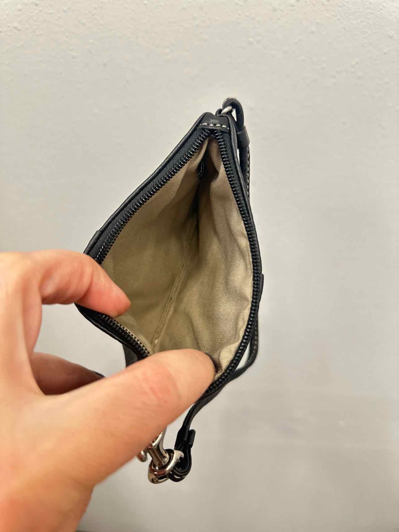 Coach Size Small Black Wristlet