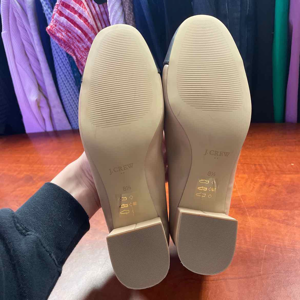 J.Crew Factory Ballet Flats with Cap Toe Size 8 1/2