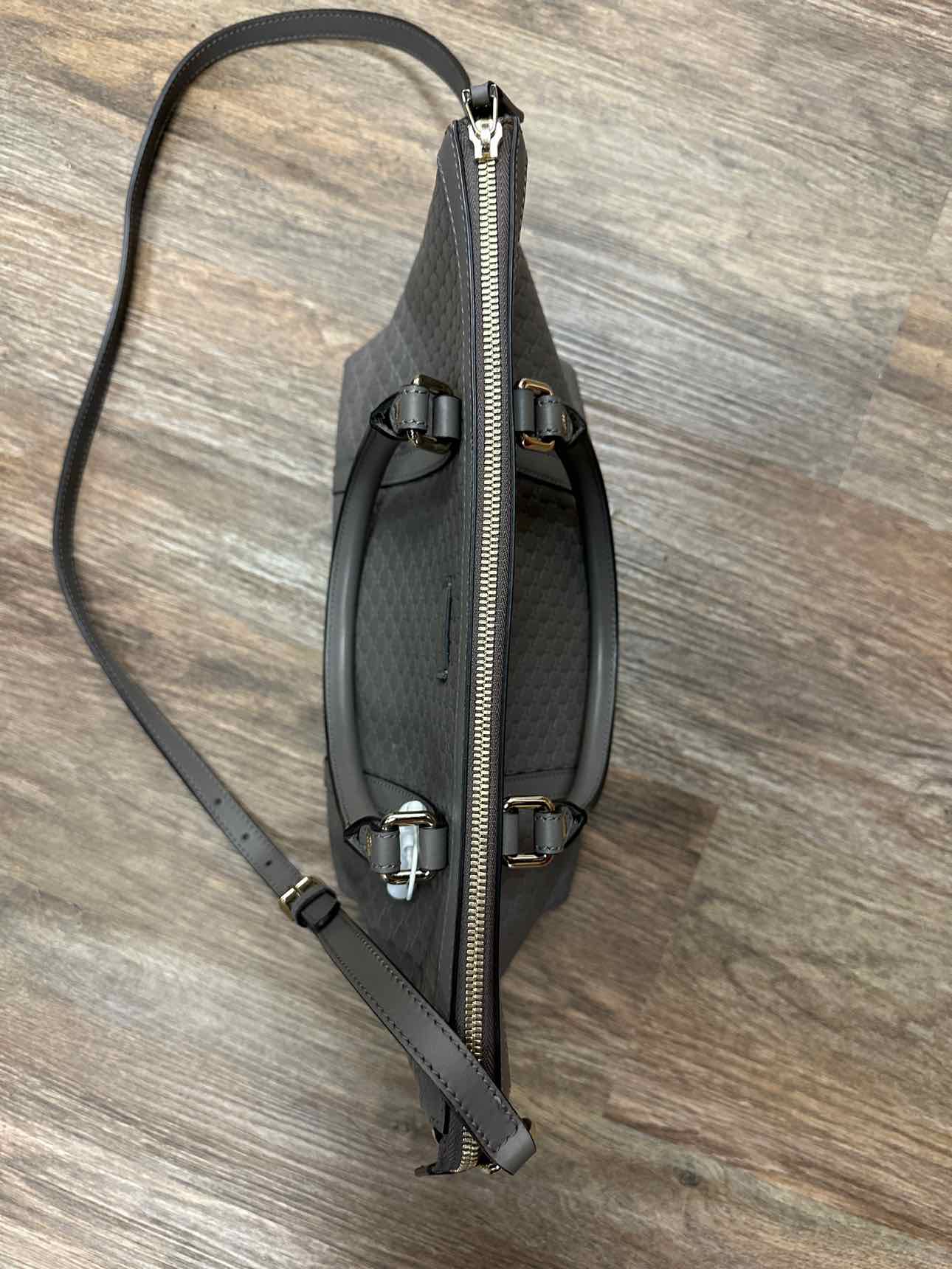 Gucci Size Microguccisima Leather Gray Shoulder Bag Handbags