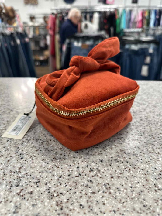 A New Day Burnt Orange Soft Travel Jewelry Case NEW NWT