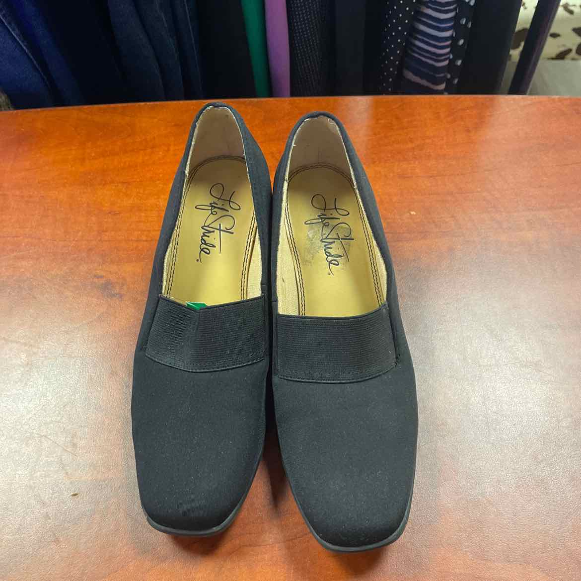 A New Day Reese Quilted Slip-On Black Sneakers Size 6 1/2