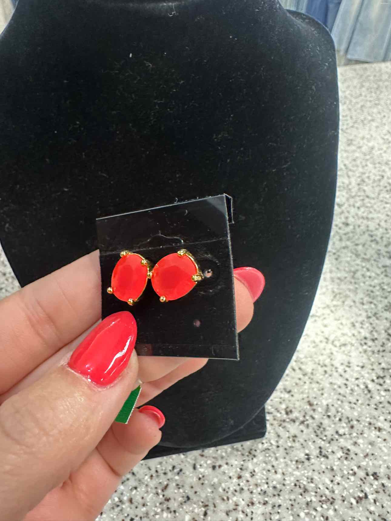 Kate Spade Size Small Coral Earrings