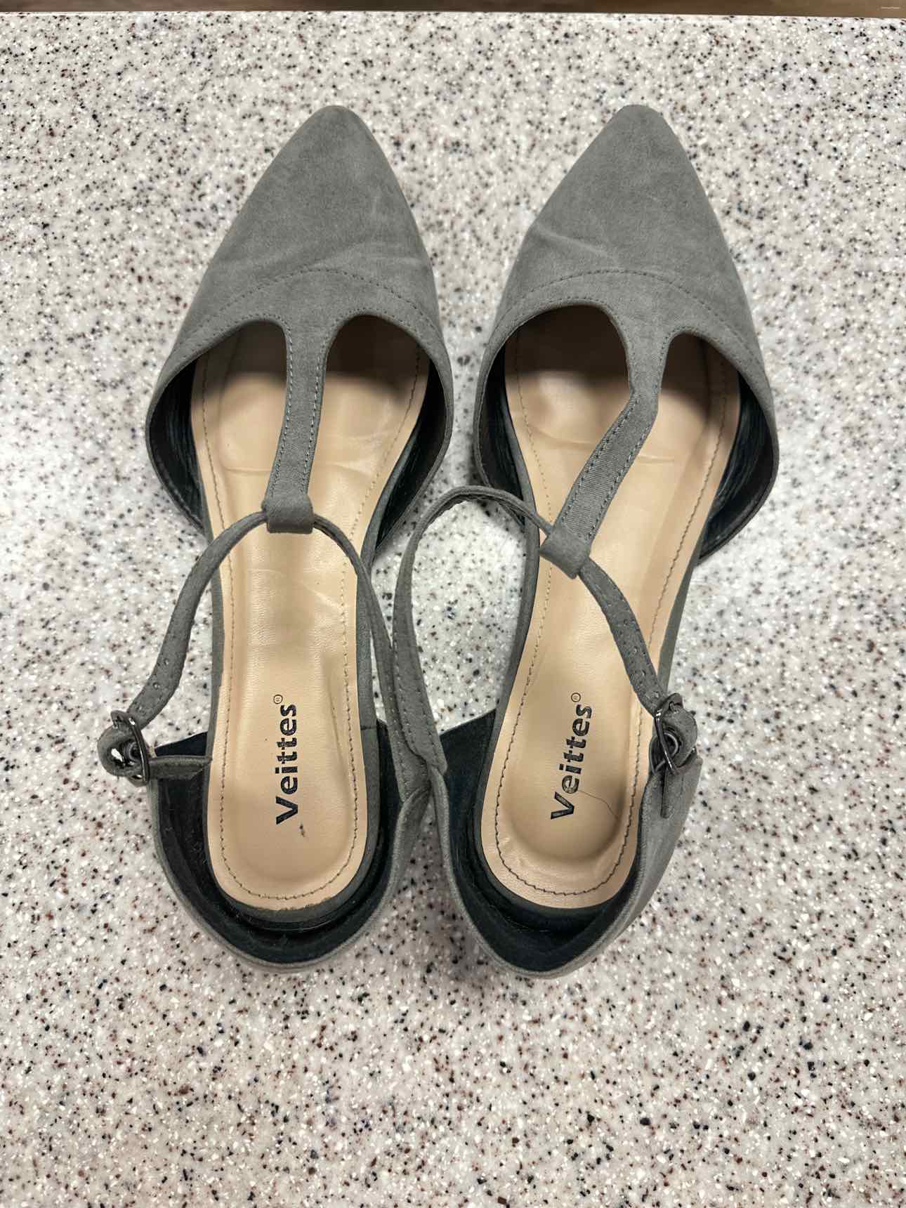 Veittes Size 9 Gray Shoes