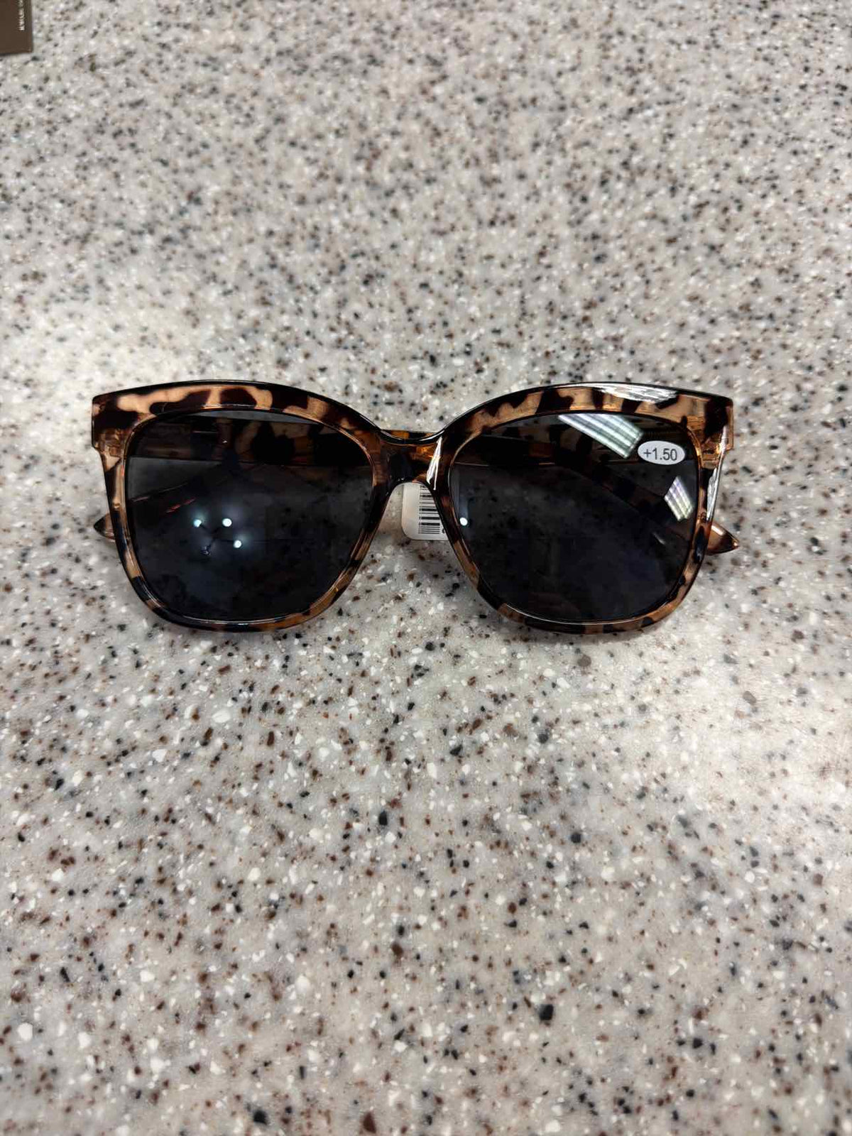 Leopard Frame Cheater Reader Bi-Focal Sunglasses