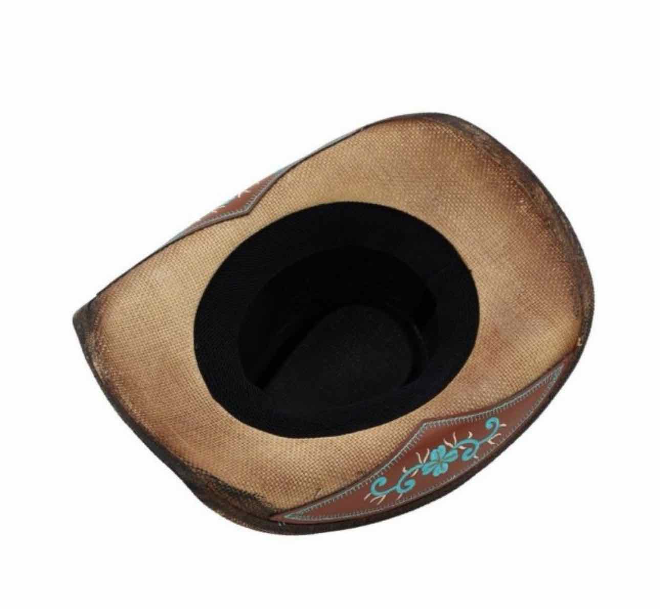 Snakeskin Print Cowboy Cowgirl Hat