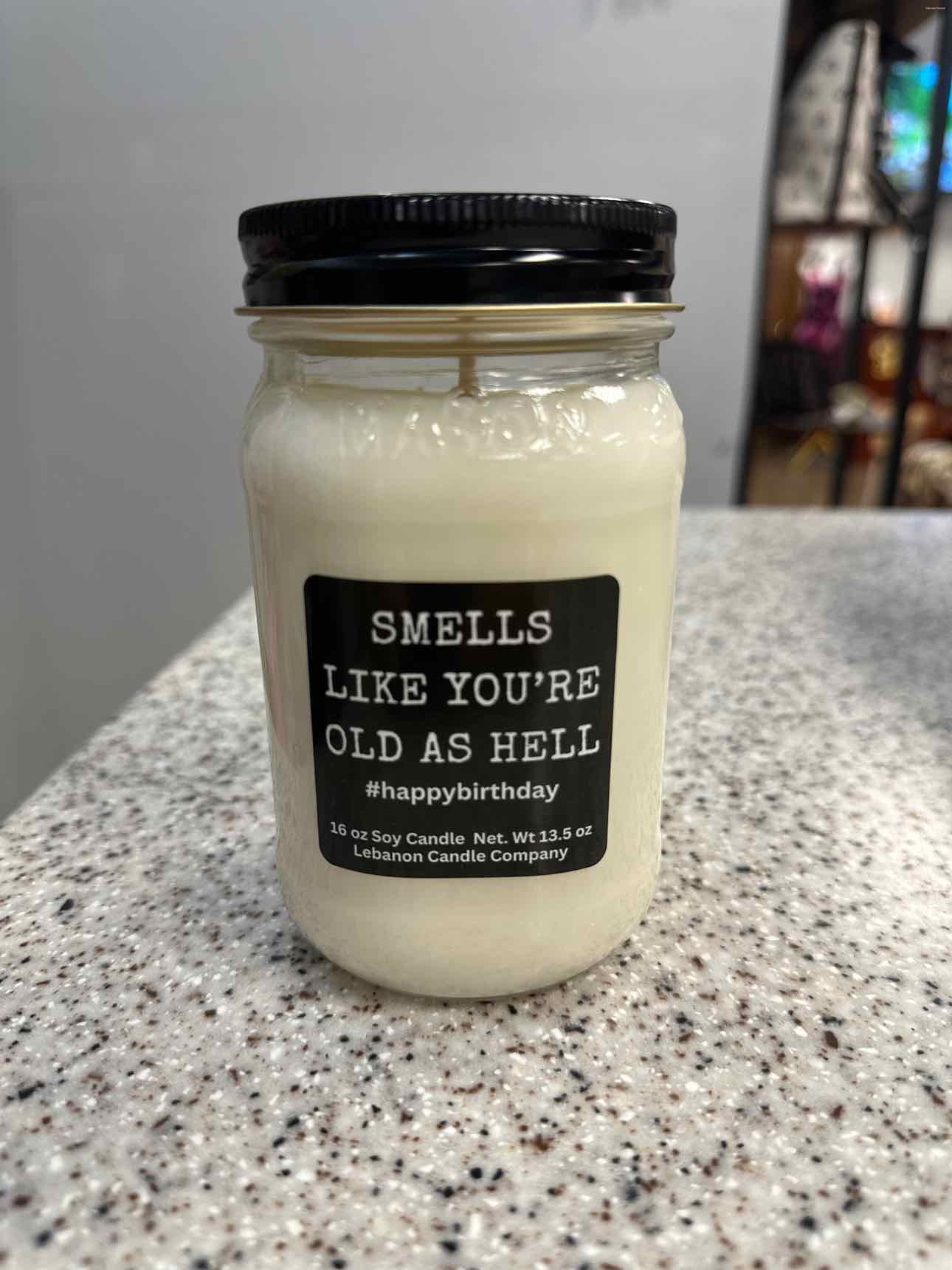 Lebanon Candle Co Size 13.5 oz 100% Soy Mason Jar Candle