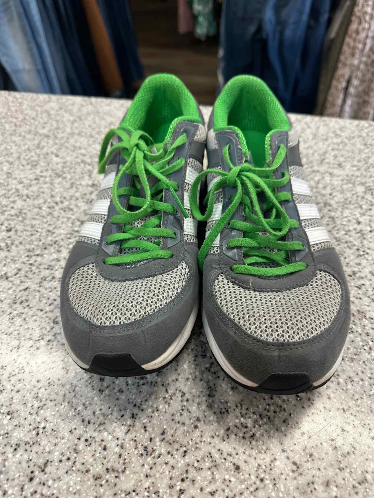 ADIDAS Size 9 1/2 Green Running Shoes