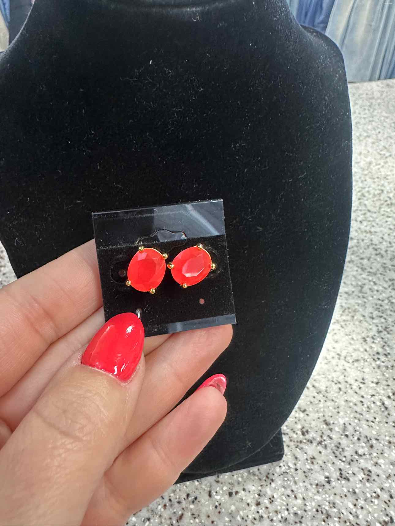 Kate Spade Size Small Coral Earrings