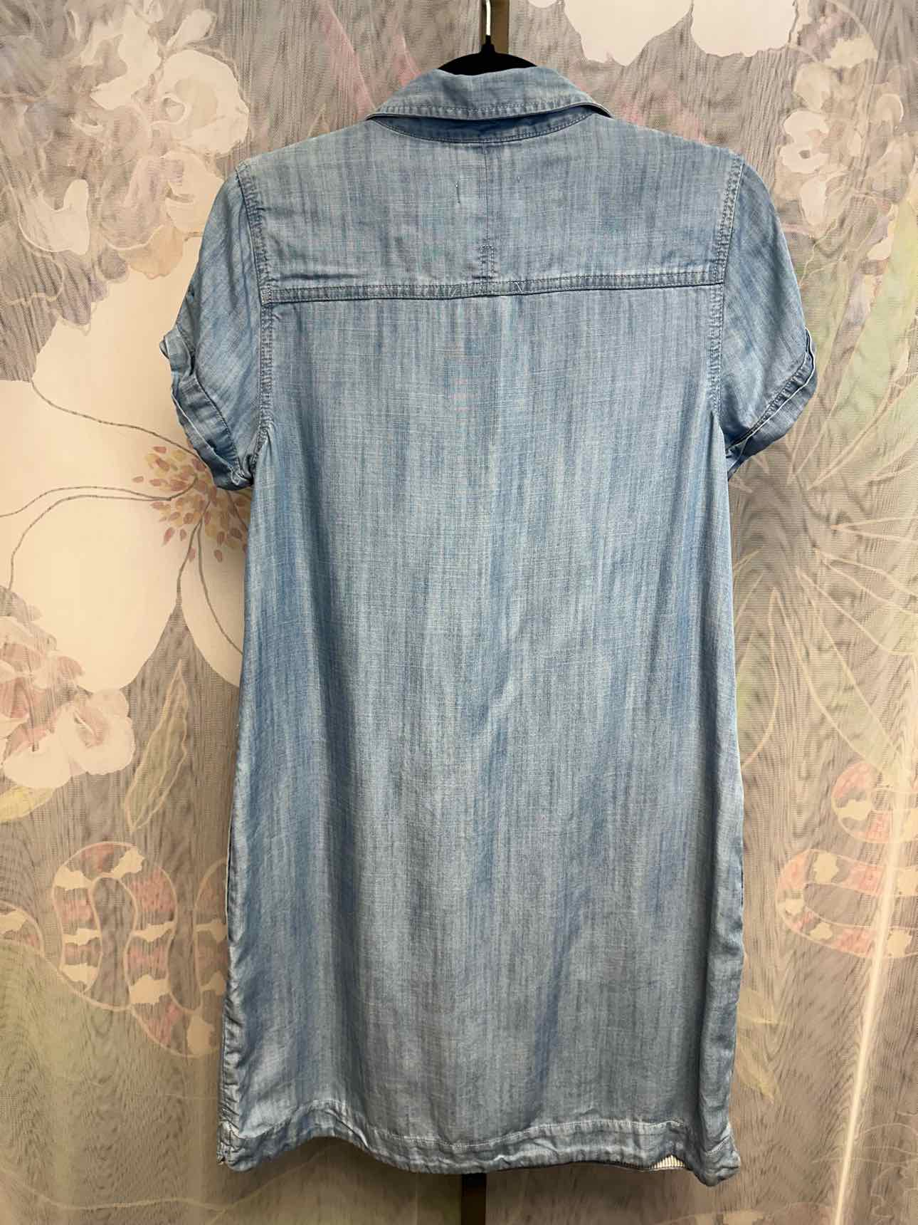 Vinyard Vines Size 6 Denim Blue Chambray Shirt Dress