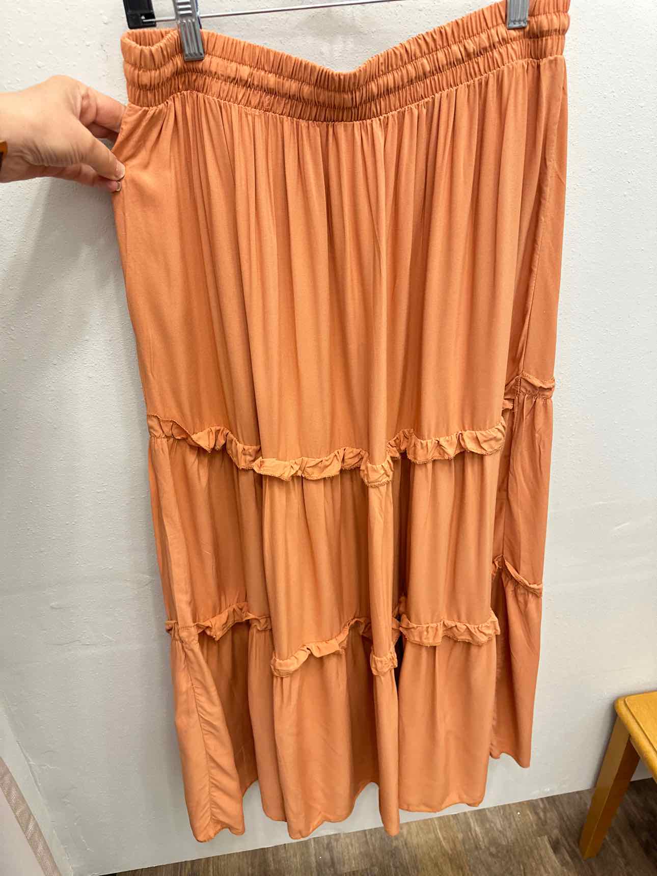 Zenana Size XL Burnt Orange Skirt