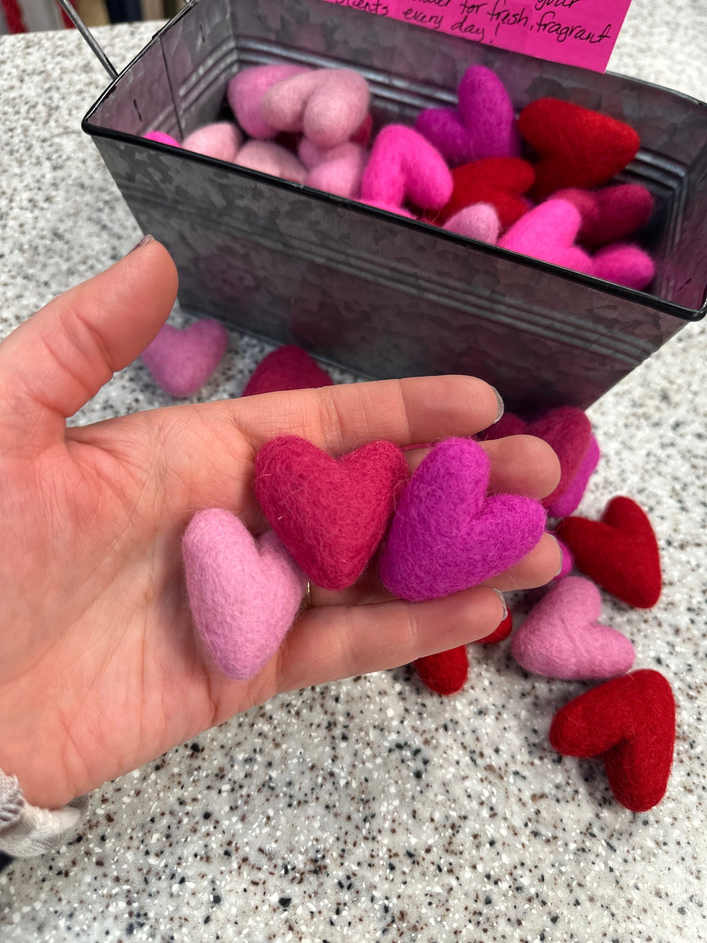 Wool XS Heart Shaped Drawer Freshener
