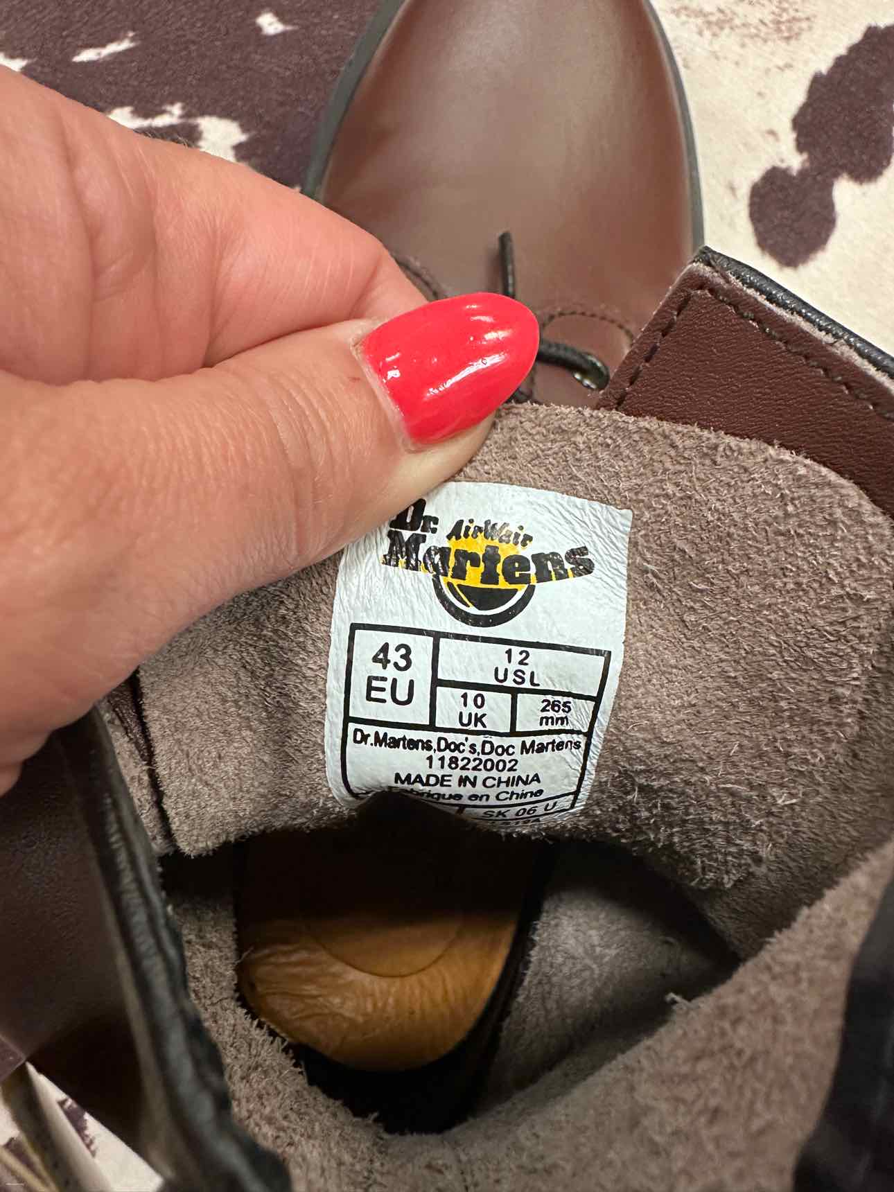 NWOT Dr. Martens Boots 1460 Leather Lace Up Unisex Women's US 12, Men's US 11 (UK: 10, EU: 43)