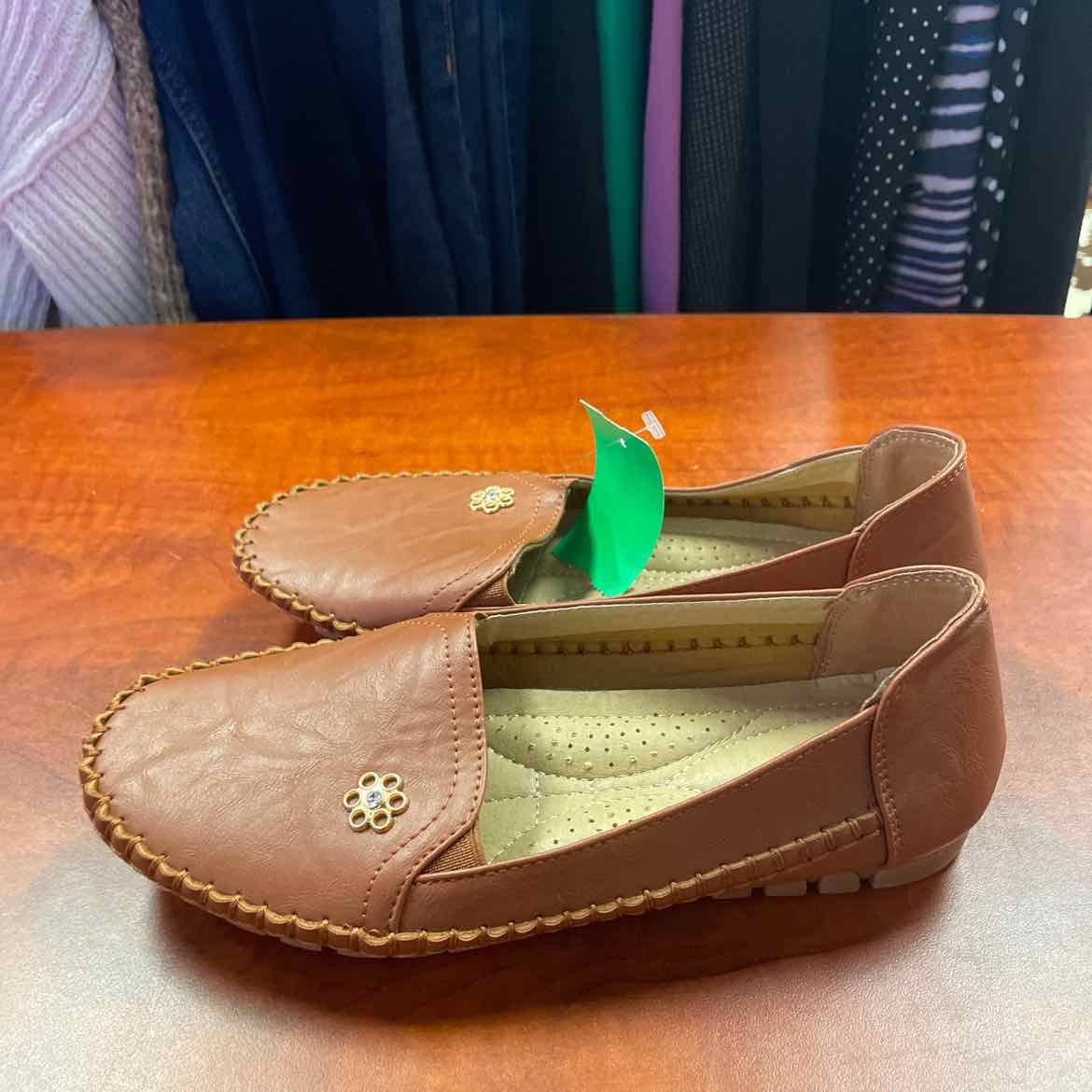 Unbranded Women's Leather Slip-On Orthopedic Loafers Size 36