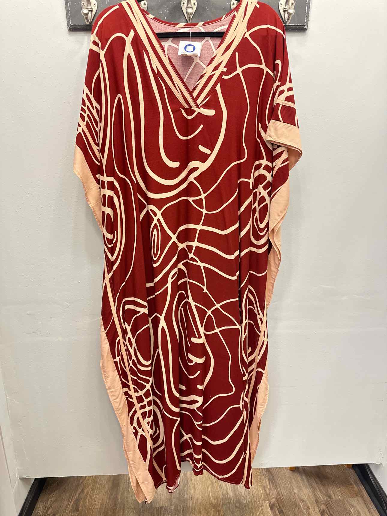 Kaftan Dress V-Neck Swimsuit Beach Cover Up Mumu MuuMuu Dress