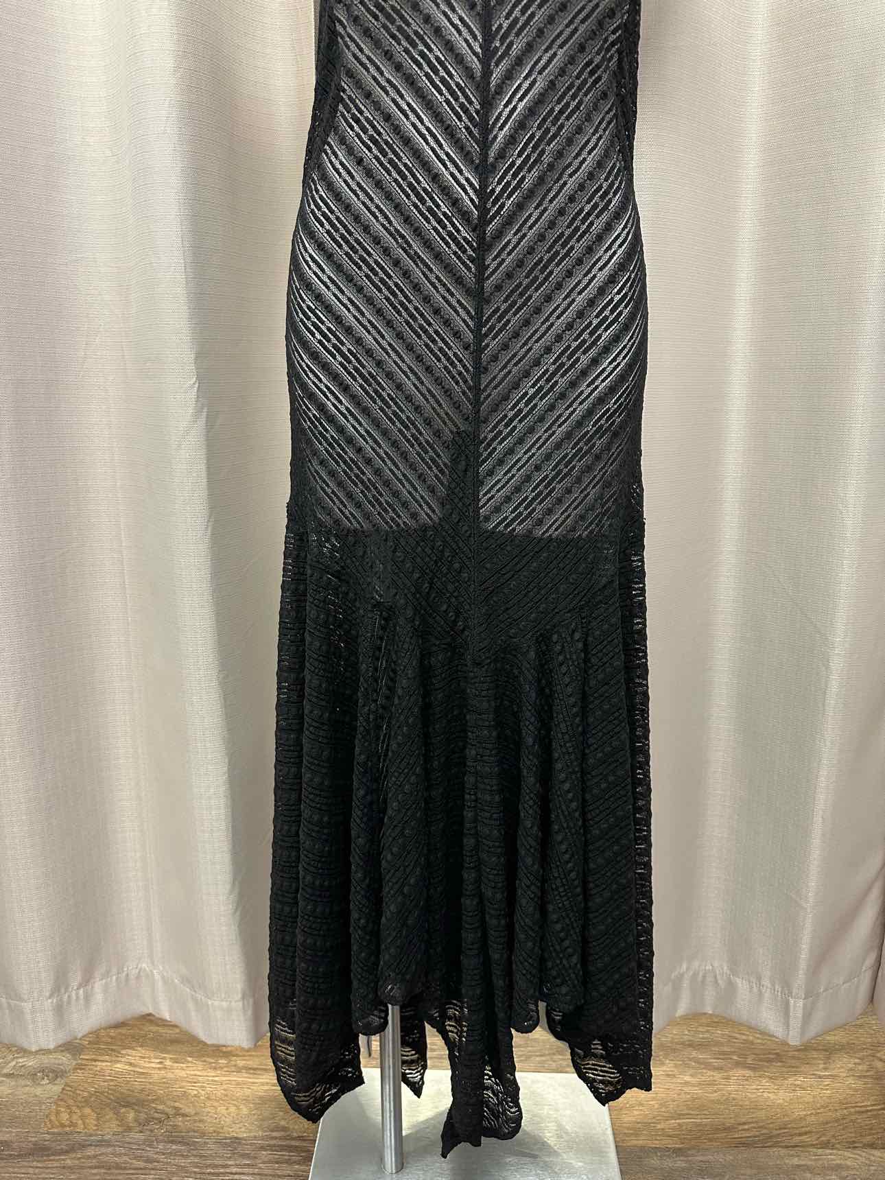 Intimately Free People NEW NWT Semi Sheer Maxi Cover Up Size Large Black Dress