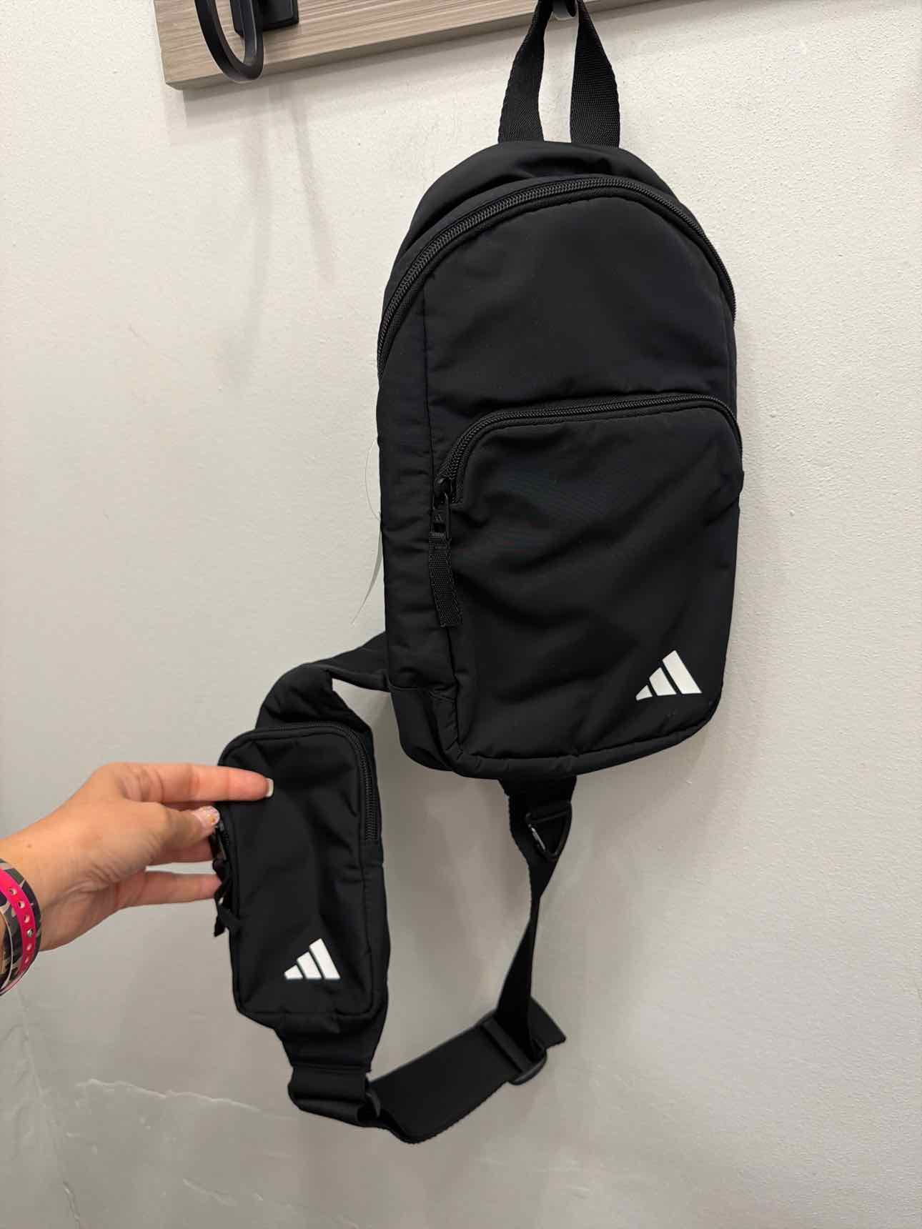 ADIDAS Essentials Sling Crossbody and Phone Pouch Black Handbags