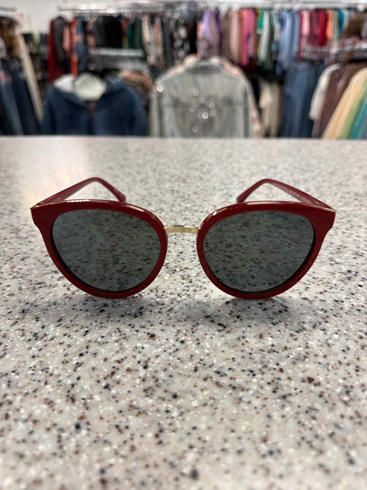 Anea Hill Montana Red Cat Eye Sunglasses