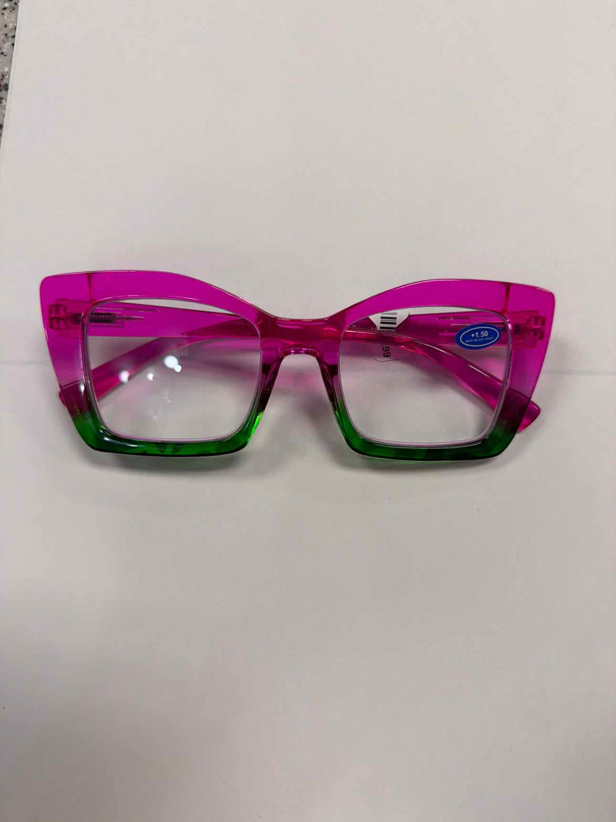Oversized Tortoise Shell Cheater Readers Glasses