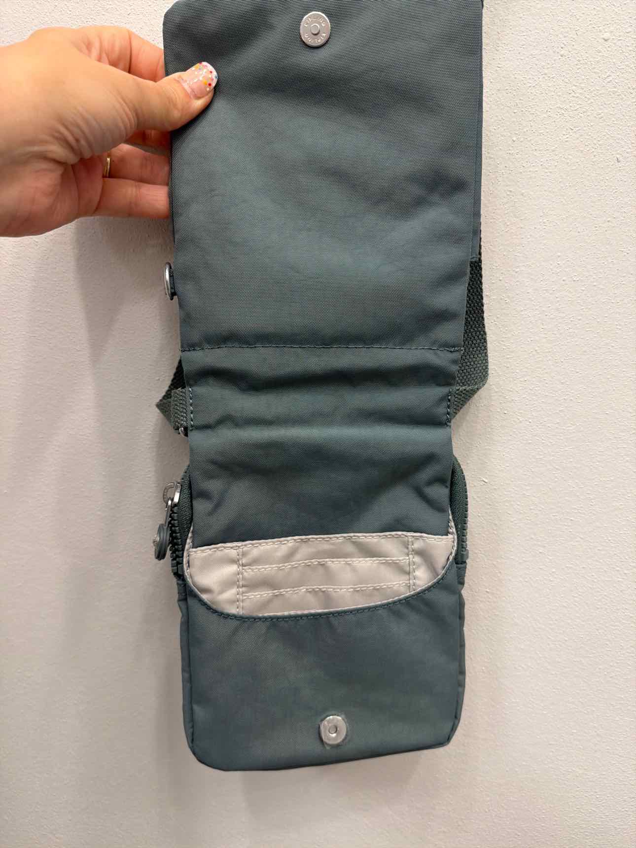 Kipling Eldorado Small Nylon Crossbody Small Dusty Green Handbags