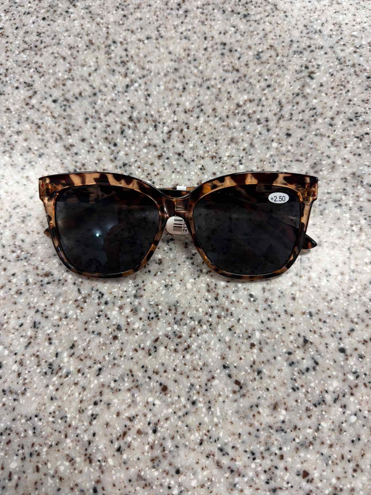 Leopard Frame Cheater Reader Bi-Focal Sunglasses