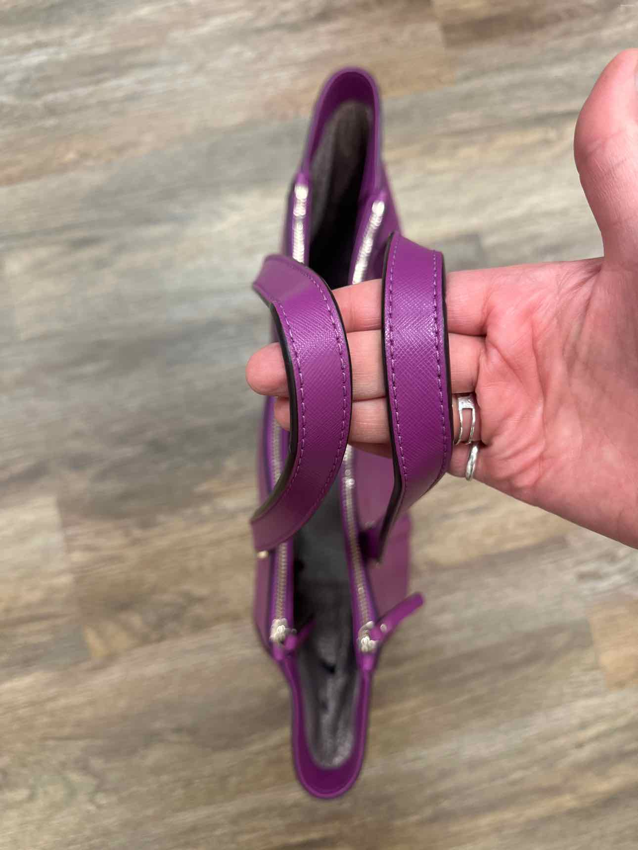 Kate Spade Newbury Lane Briar Saffiano Leather Tote Purple Handbag