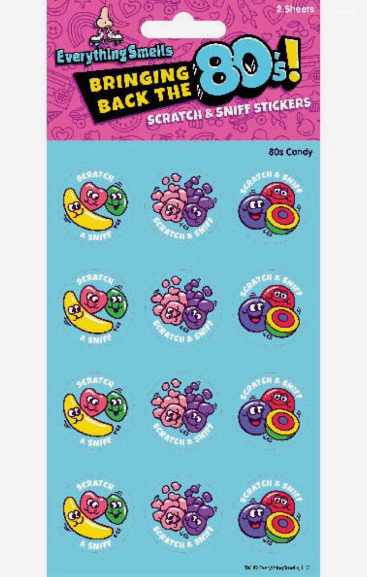 Scratch & Sniff Stickers 2-Pack Stationary