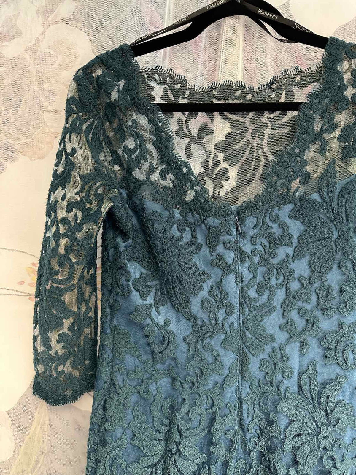 Tadashi Size 6 Teal Dress