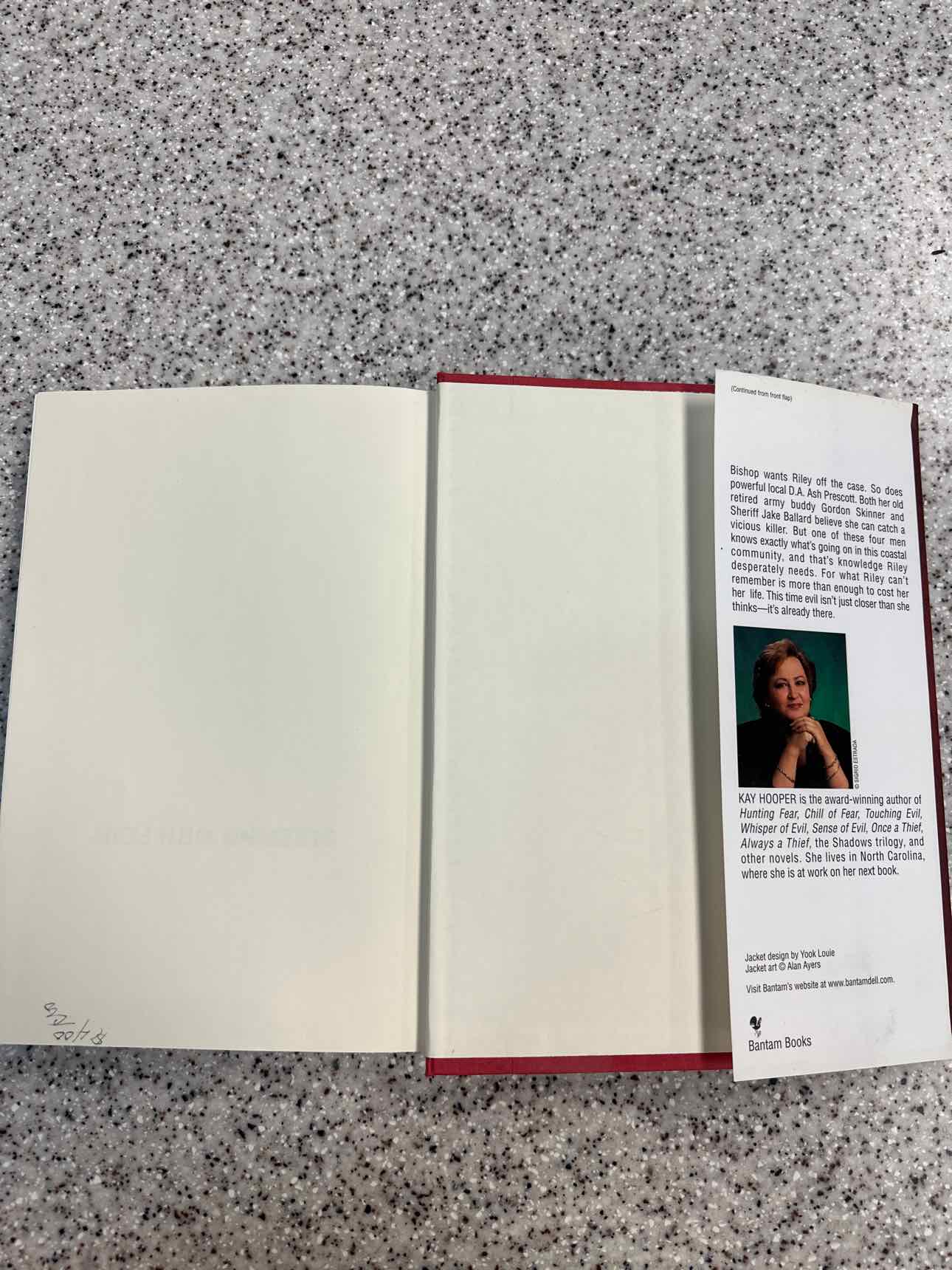 Sleeping with Fear by Kay Cooper (hard cover) Book