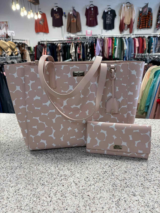 Kate Spade Putnam Drive Anissa Satchel Splodge Dot Tote Bag and Wallet
