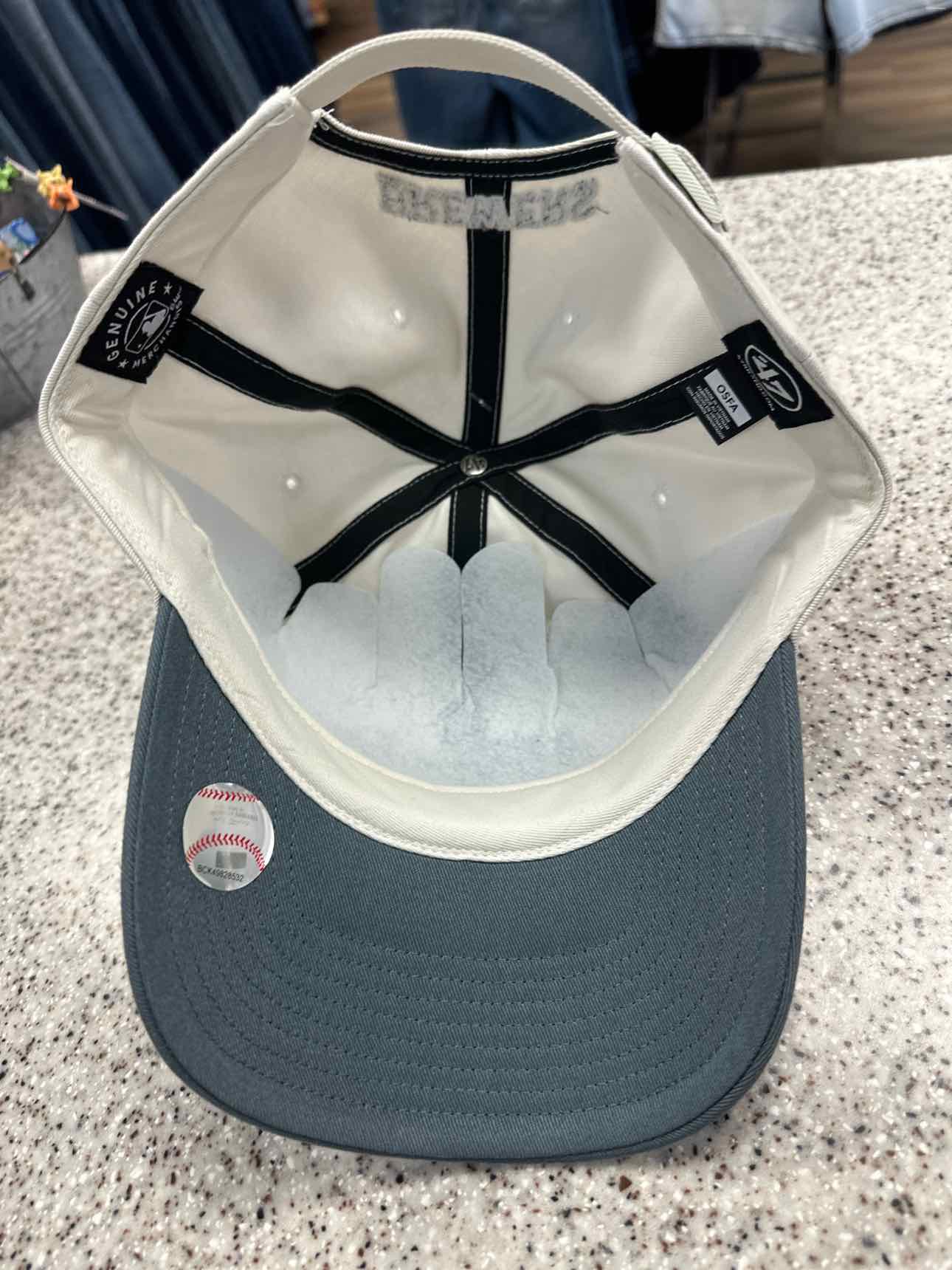 47 Brand NEW MKE Brewers baseball cap One Size Grey Hat