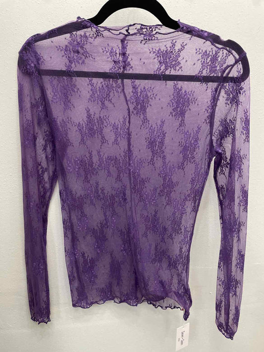 Sewn and Seen Lace Long Sleeve Mesh Top
