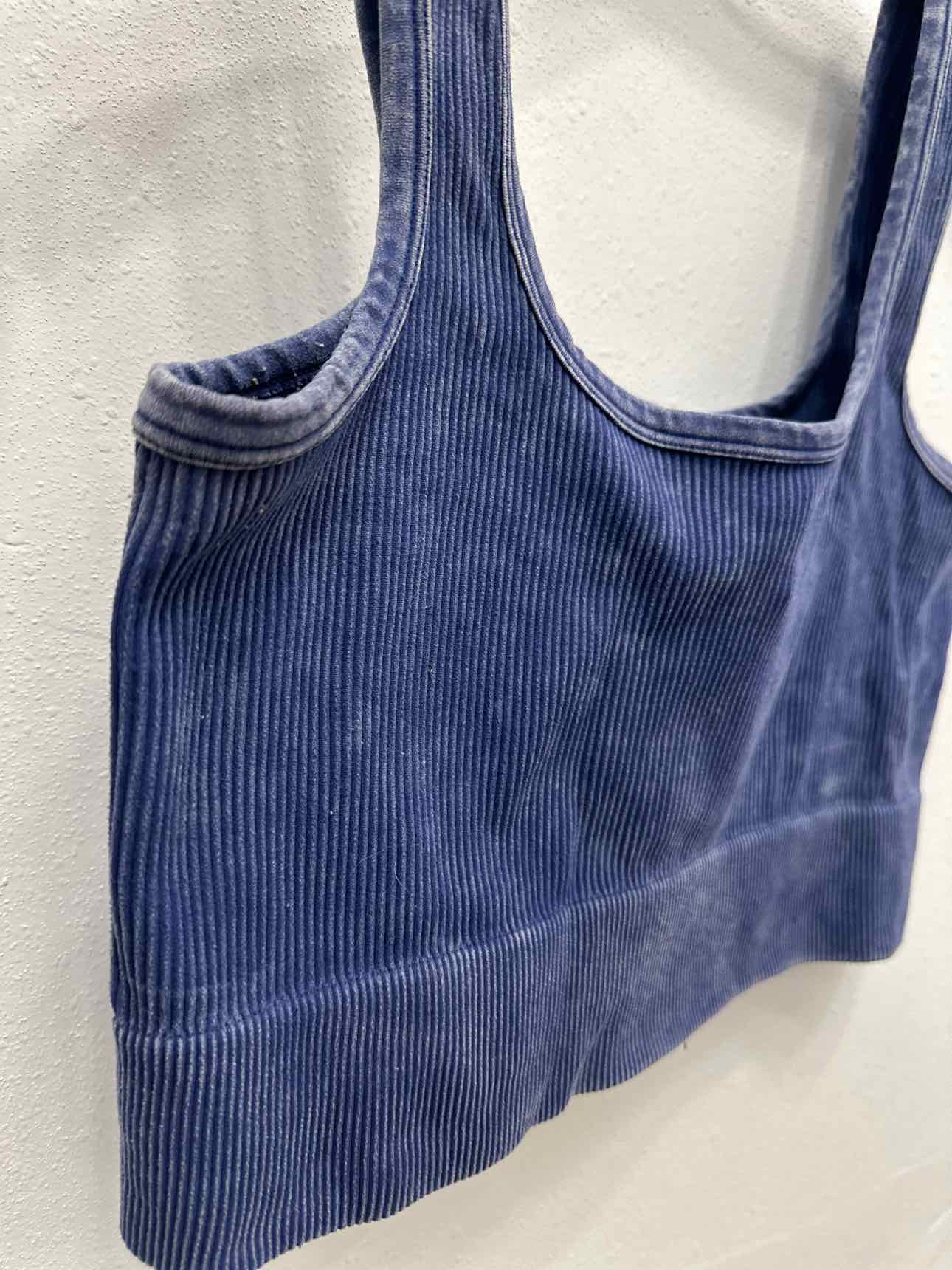 Zenana Size 1X/2X Navy Crop Top